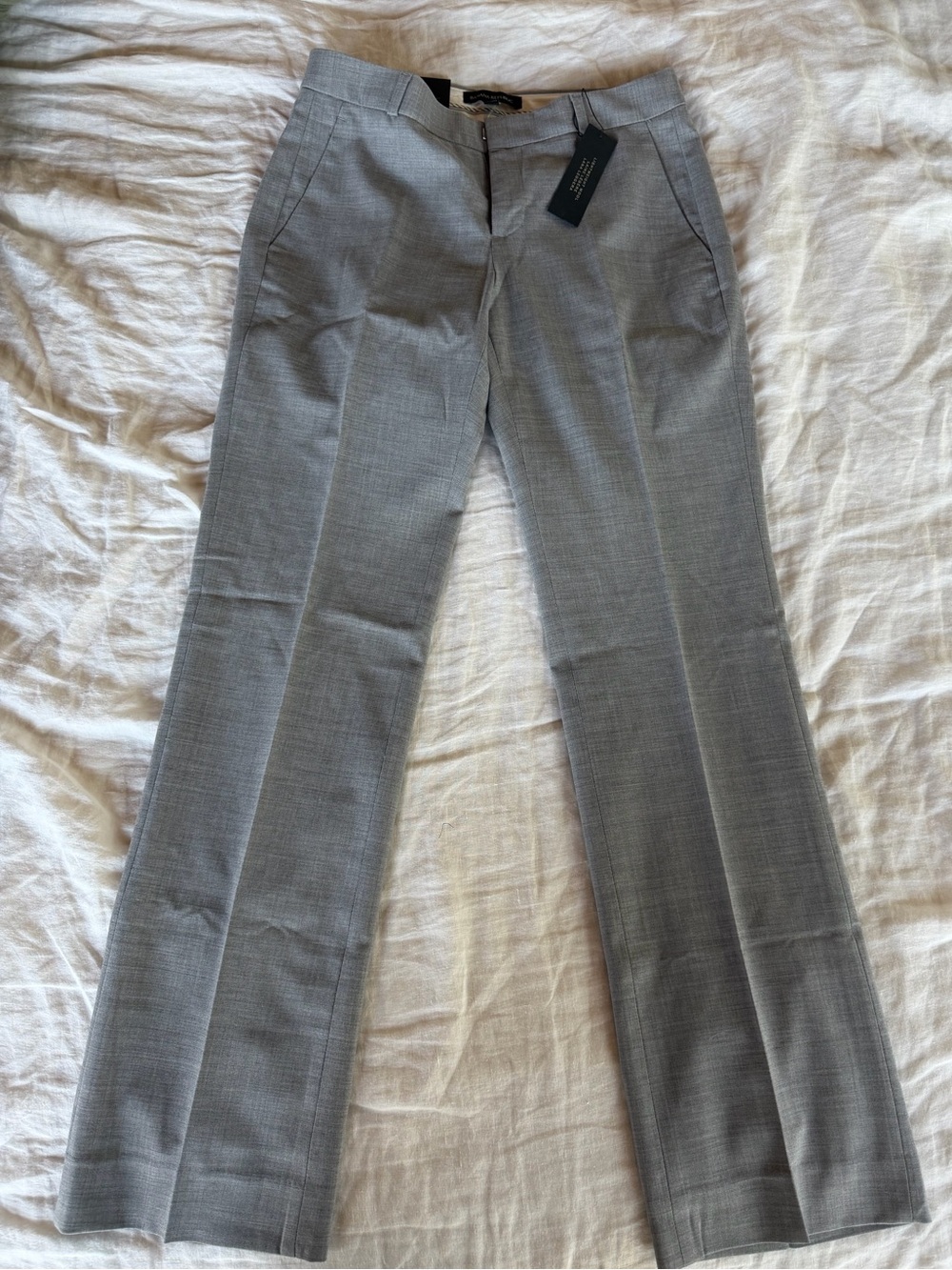 Banana Republic Logan Gray Trouser Pants Size 2S NWT